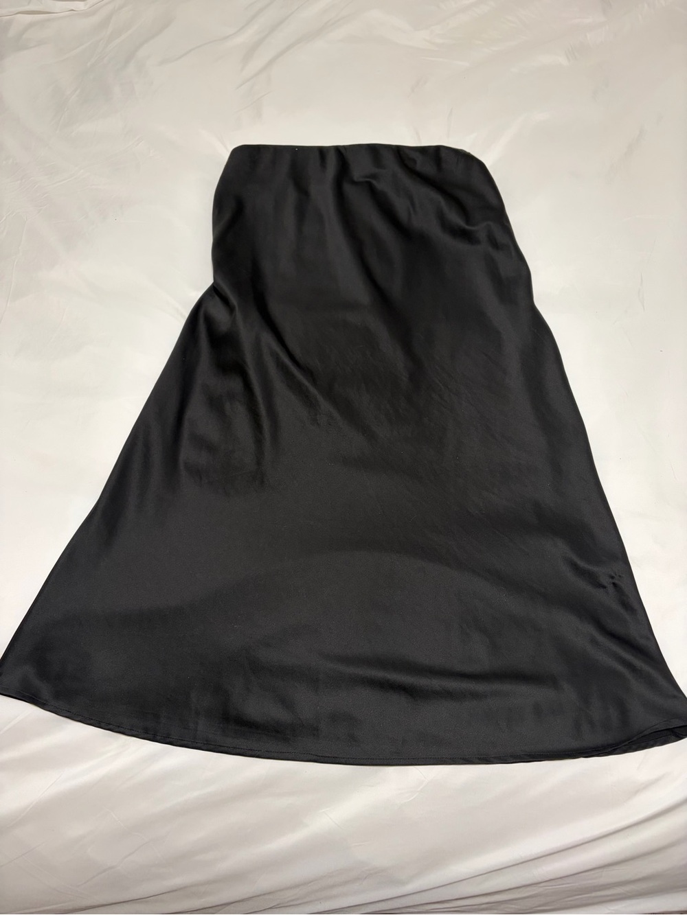 Vero Moda Black Satin Skirt